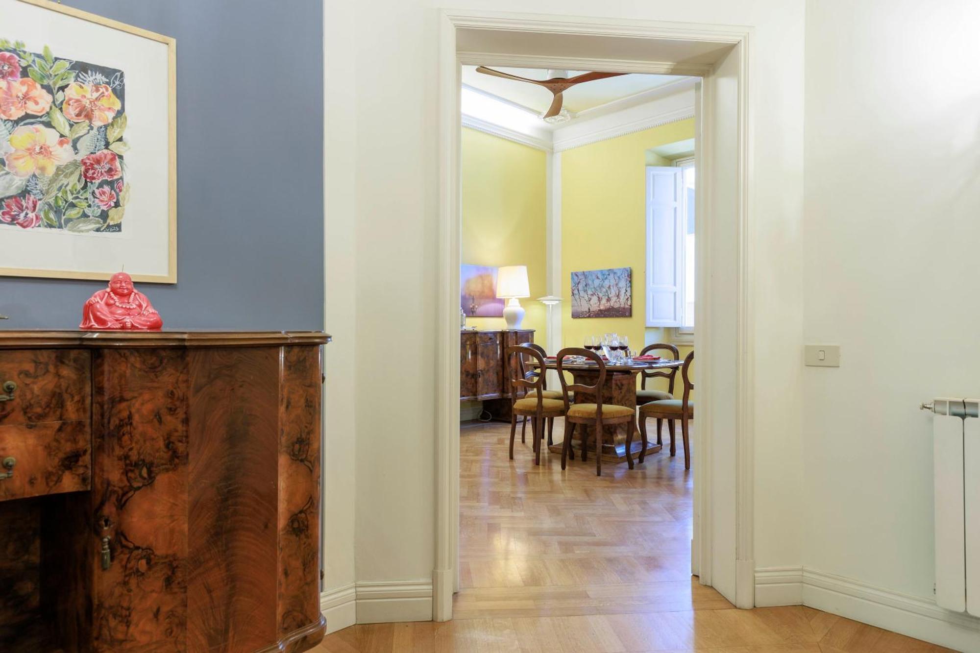 Florence Huge Apartment With Private Garden Bagian luar foto