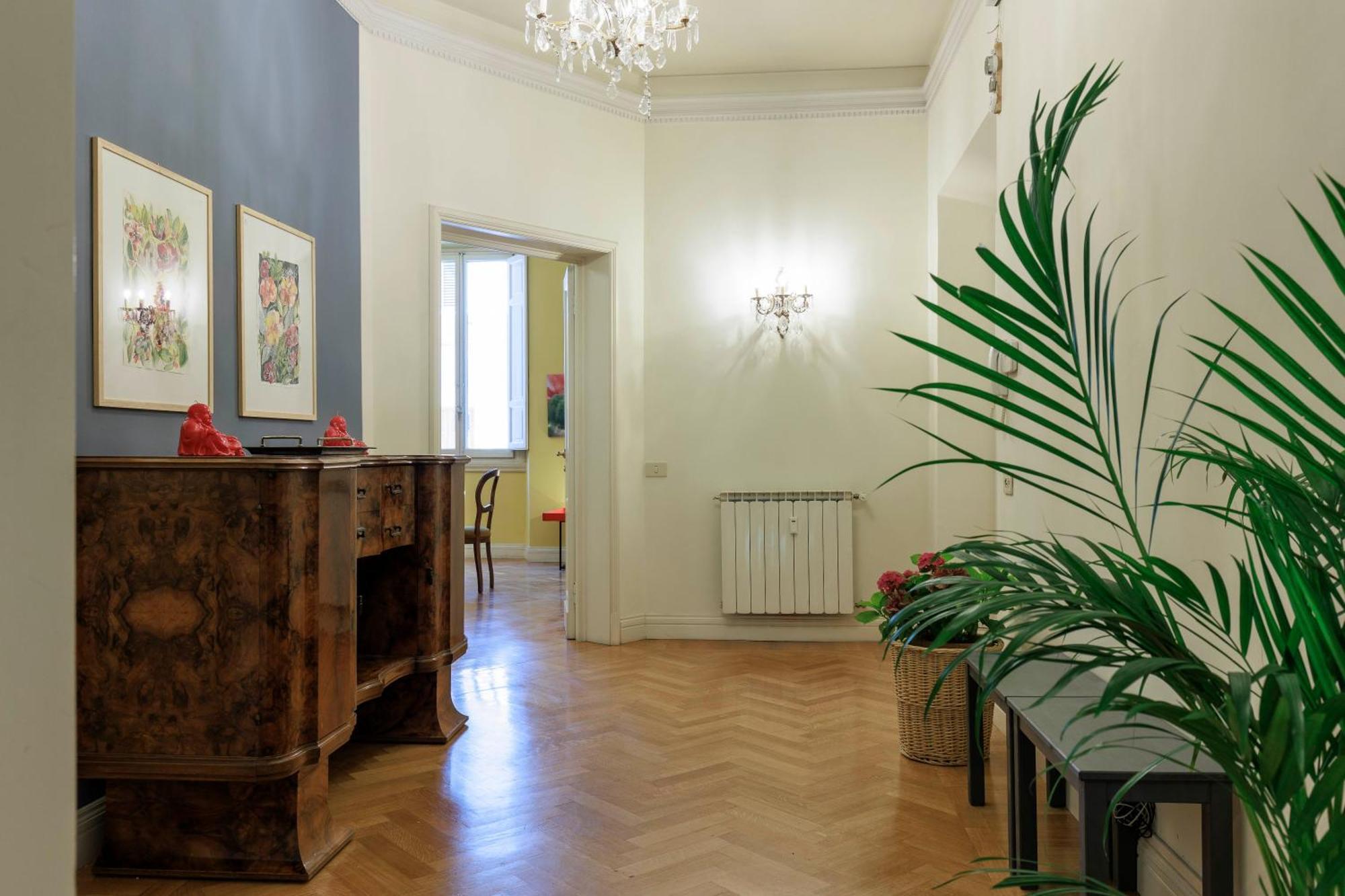 Florence Huge Apartment With Private Garden Bagian luar foto
