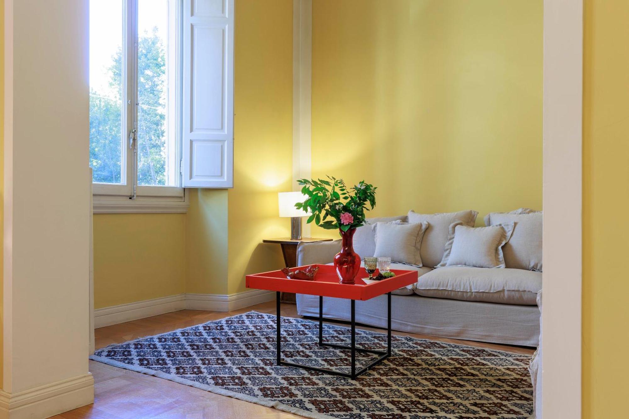 Florence Huge Apartment With Private Garden Bagian luar foto
