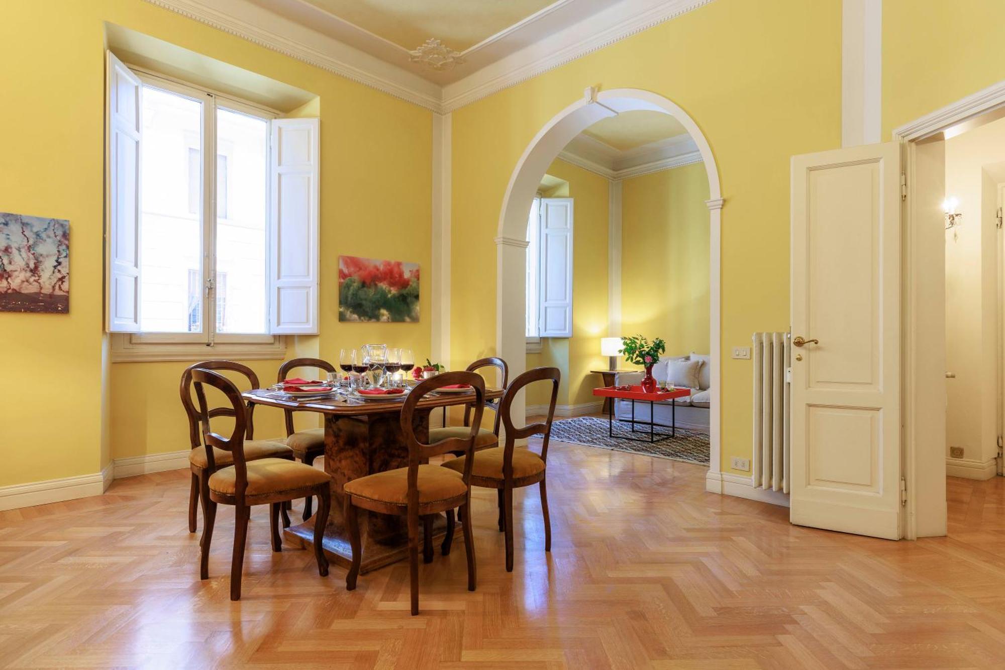 Florence Huge Apartment With Private Garden Bagian luar foto
