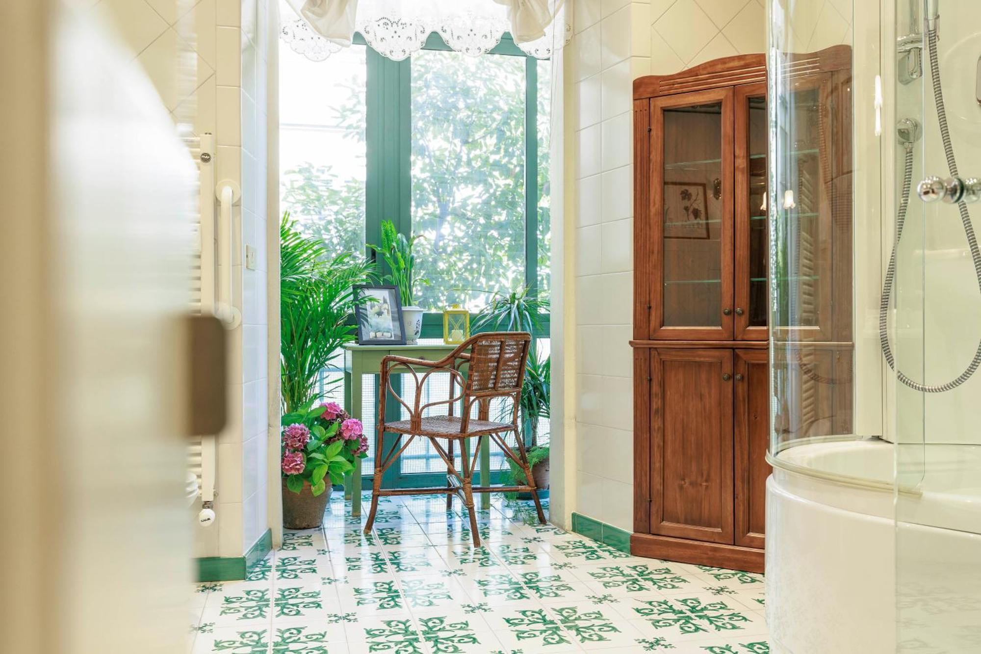 Florence Huge Apartment With Private Garden Bagian luar foto